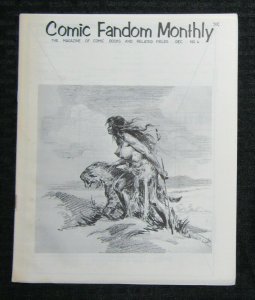 1971 COMIC FANDOM MONTHLY Fanzine #4 VG+ 4.5 Roy Krenkel / Tarzan