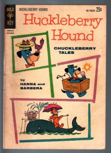 HUCKLEBERRY HOUND #18-CHUCKLEBERRY TALES-1962 GIANT ED-TOP CAT-PIXIE & DIXI VG