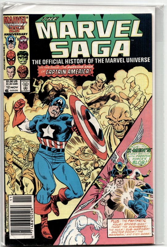 The Marvel Saga The Official History of the Marvel Universe #12 (1986) Marvel...