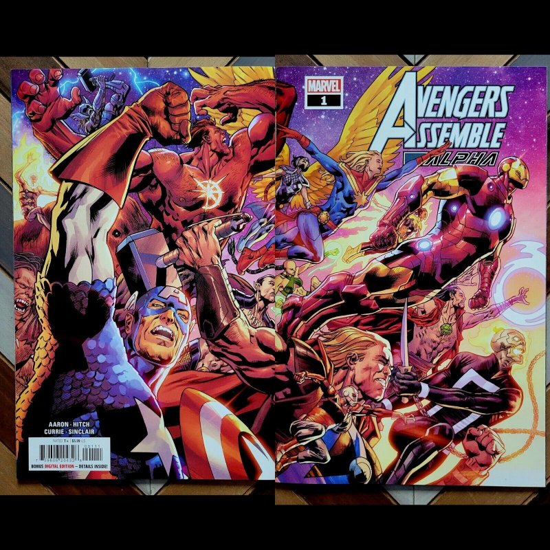 AVENGERS ASSEMBLE #ALPHA NM (Marvel 2023) HIGH GRADE 1st issue, JASON AARON