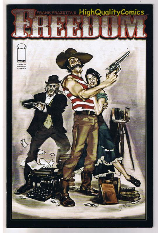 Frank Frazetta FREEDOM, Western, Gunfights, 2009, NM, more FF in store  A