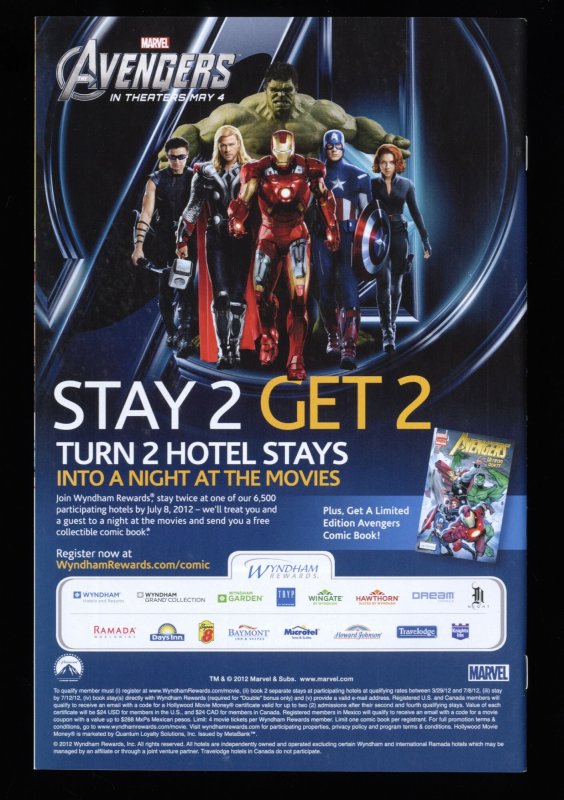 Avengers Vs. X-Men (2012) #1 NM- 9.2 1st Print Stegman Team X-Men Variant