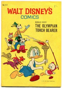 Walt Disney's Comics #217 1964- Australian comic-Donald Duck- Zorro VG