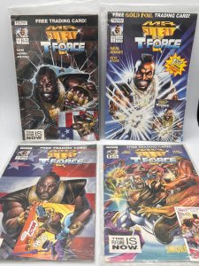 Mr. T & the T- Force (1993, NOW) # 1,2,4,5 All Polybagged W/ Trading Card NM