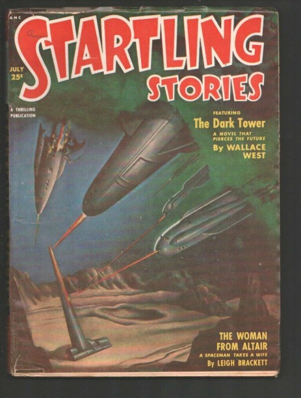 Startling Stories 7/1951-Thrilling-Alex Schomberg rocket cover-Wallace West-R...