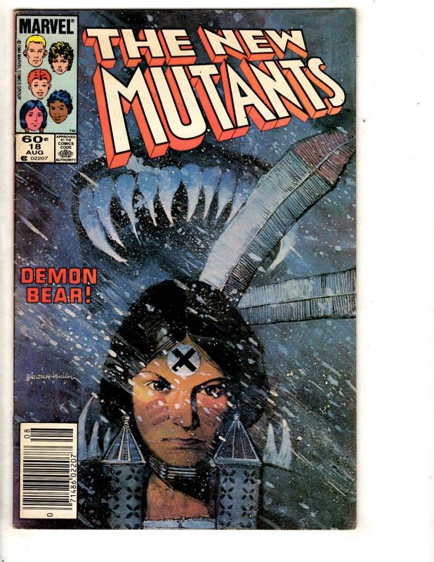 New Mutants # 18 VF Marvel Comic Book Legion Wolverine Warlock X-Men RJ7