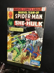 Marvel Team-Up #107 (1981) High-grade she hulk and Spidey! NM- Wow