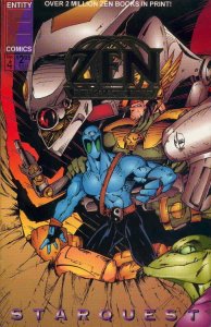 Zen Intergalactic Ninja Starquest #4 Entity Comics 1994 (VF)