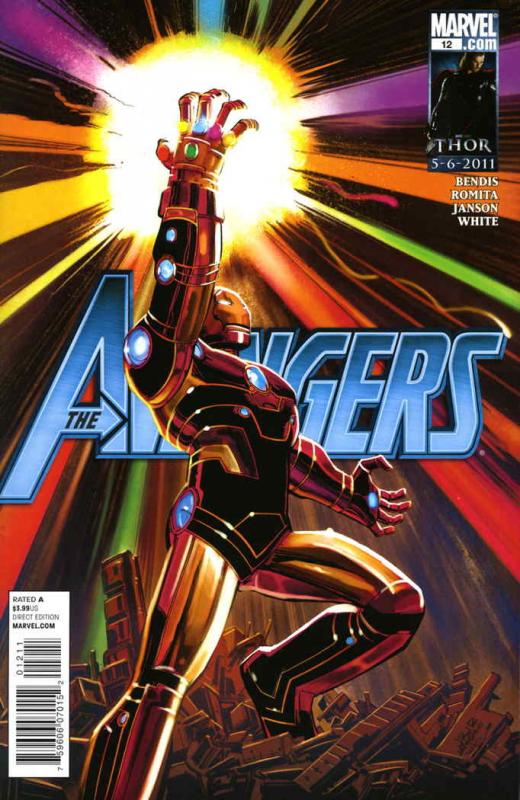 Avengers (Vol. 4) #12 VF ; Marvel | Iron Man w/Infinity Gauntlet