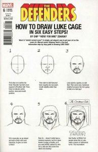 Defenders #6 (Zdarsky How To Draw Var Leg) Marvel Comics Comic Book