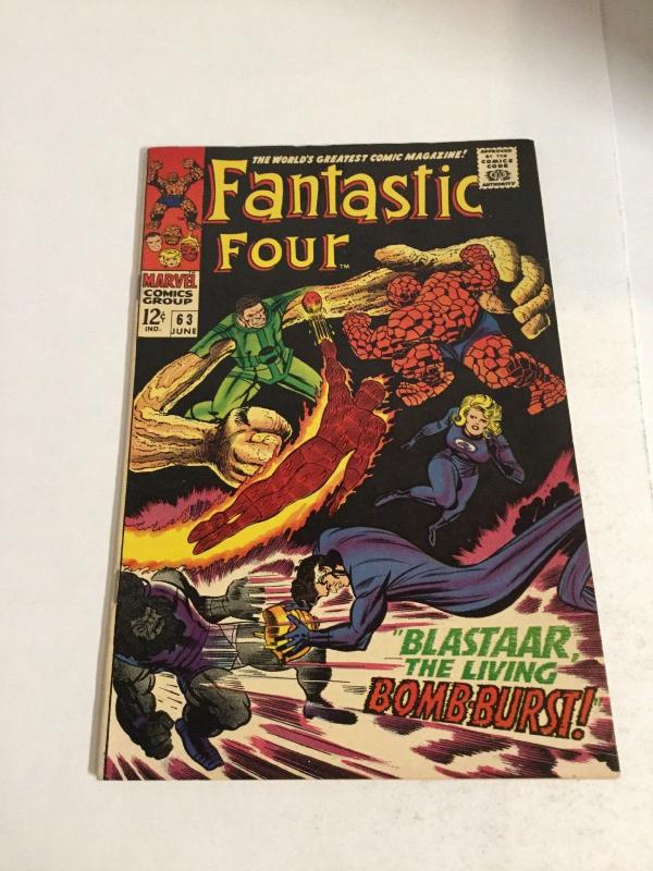 Fantastic Four 63 Vf Very Fine 8.0 Marvel Comics Silver Age