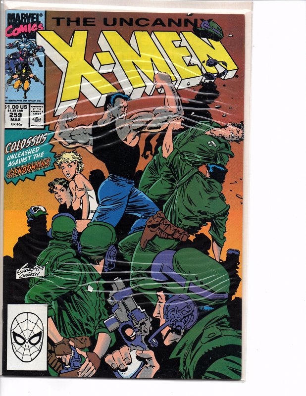 Marvel Comics Uncanny X-Men #259 Chris Claremont Story Marc Silvestri Art