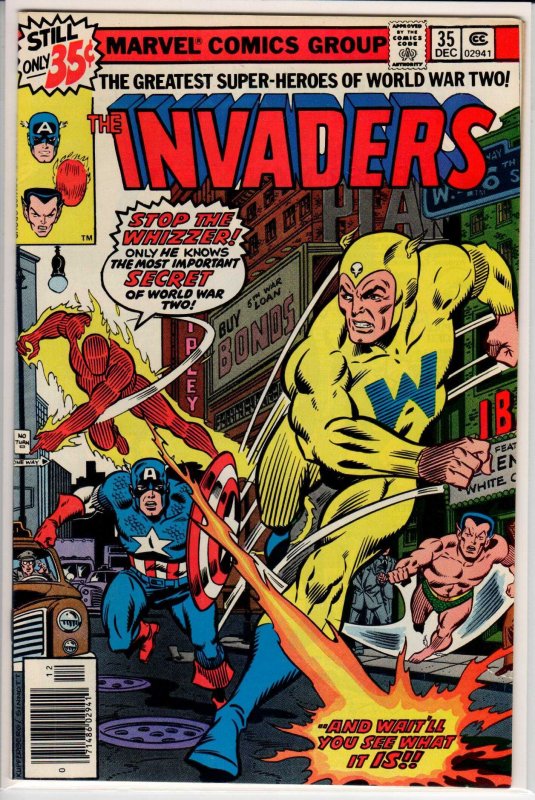 The Invaders #35 Regular Edition (1978) 8.5 VF+