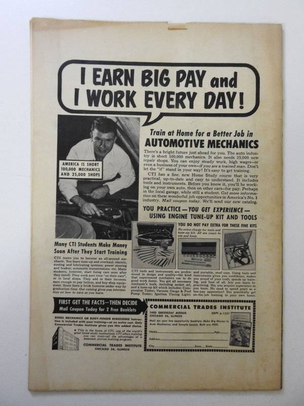 U.S. Tank Commandoes #8 (1958) VG+ Condition ink on fc