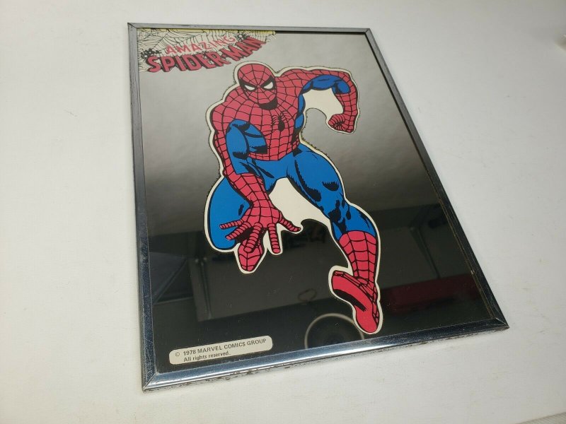 Amazing Spider-Man Mirror 1978 Rare Vintage Collectable