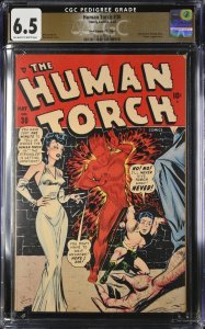 Human Torch #30 1948 CGC 6.5 Davis Crippen Pedigree - Golden Age Syd Shores GGA