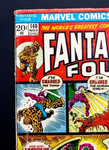 Fantastic Four #140 (1973) [Key] Origin of Annihilus - VG/FN