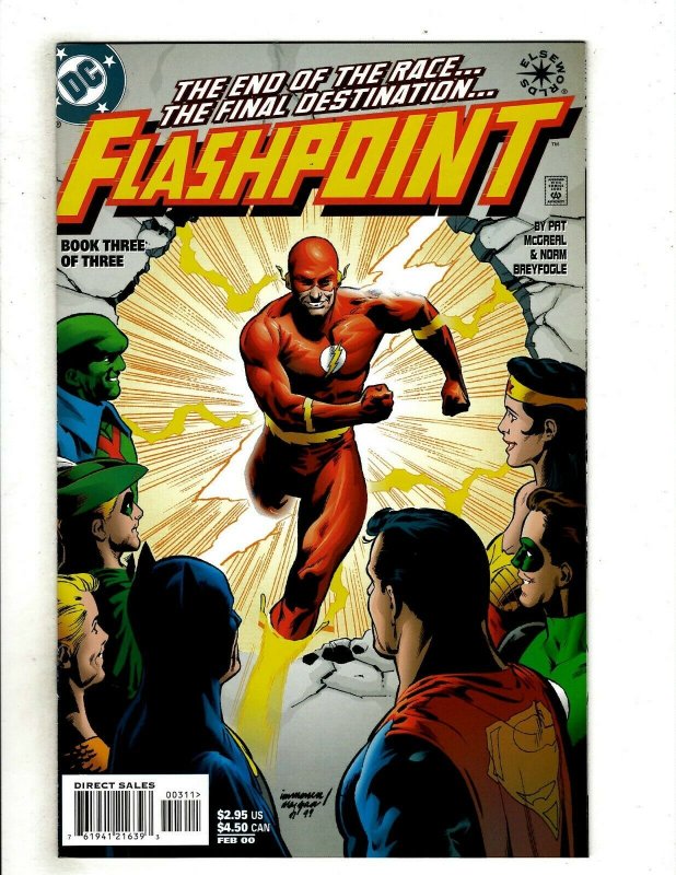 Flashpoint Complete DC Comics LTD Series # 1 2 3 Flash Barry Allen NM Zoom OF45