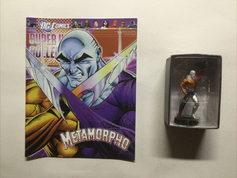 Metamorpho Super Hero Collection 59 Lead Figure and Magazine Dc Eaglemoss 