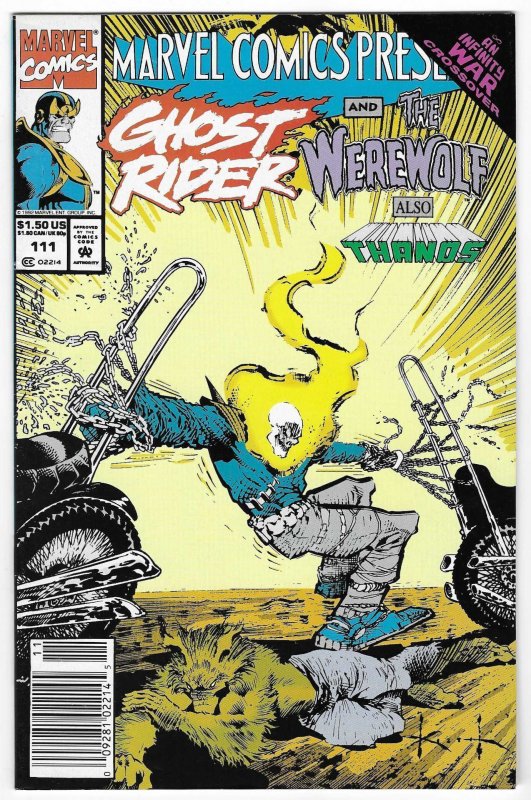 Marvel Comics Presents #111 Newsstand Edition (1992)