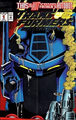 Transformers: Generation 2 (1993) 1-A Silver Foil Gatefold Cover VG