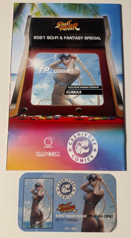 Street Fighter Sci-Fi & Fantasy Special #1 Virgin Bubble Variant Cammy