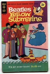 Yellow Submarine comic book Beatles-Gold Key-1969-missing poster