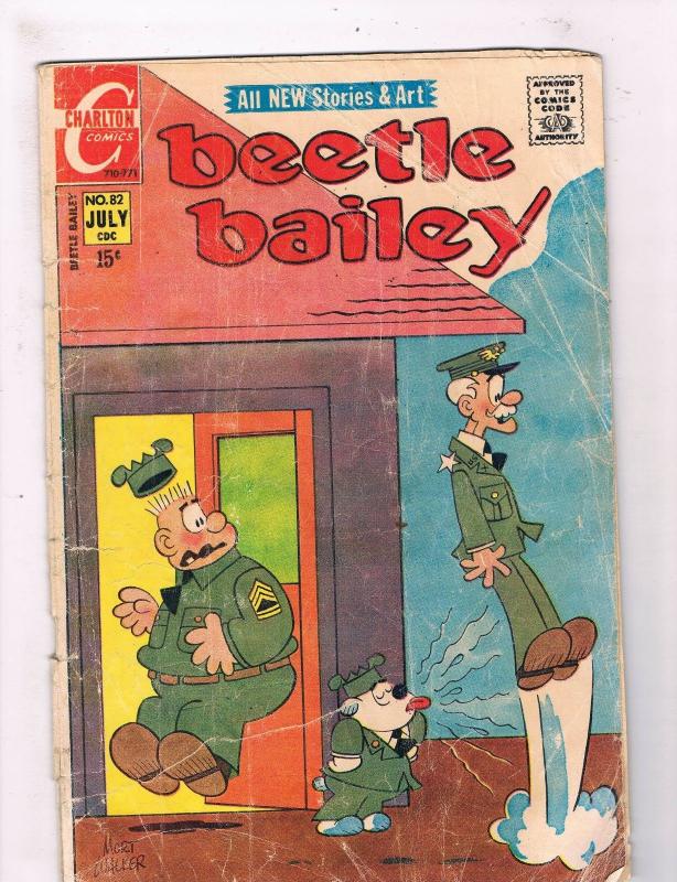 Beetle Bailey #82 GD Charlton Comics Comic Book Army DE4