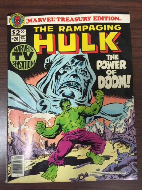 Marvel Treasury Edition The Rampaging Hulk #20 1979-Marvel