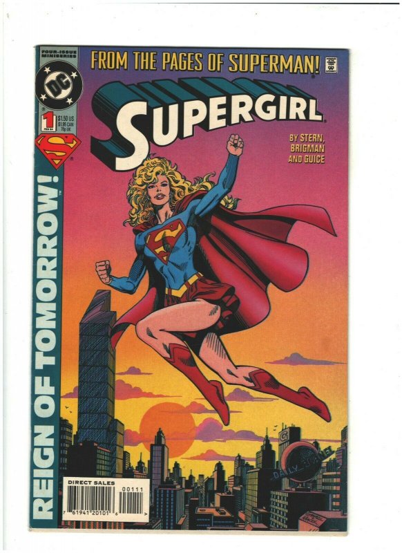 Supergirl #1 DC Comics 1994 Cover has Been Mis-Stappled