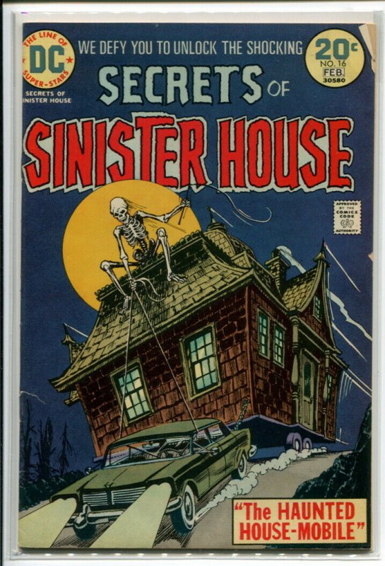 SECRETS OF SINISTER HOUSE (1972 DC) #16 VG+ A06582