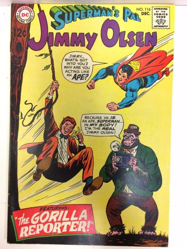 Superman's Pal Jimmy Olsen #116 Comic Book DC 1968