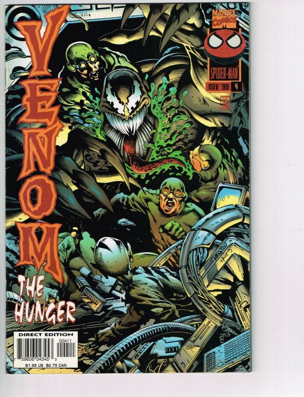 Venom: The Hunger #1, 3, 4 (1996) *Symbiote Craves Brains*