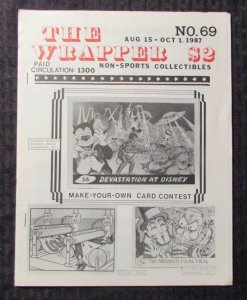 1987 THE WRAPPER Non-Sports Collectibles Fanzine #69 FN+ 6.5 Card Contest