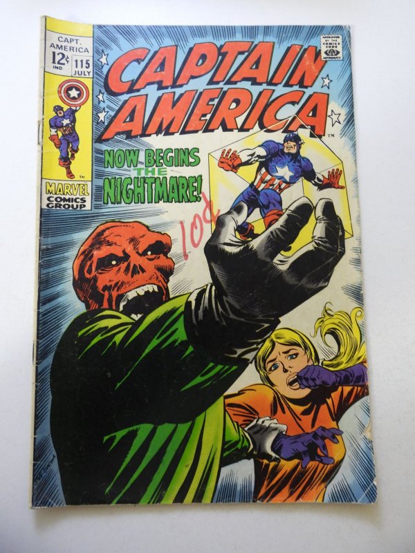 Captain America #115 (1969) VG Condition