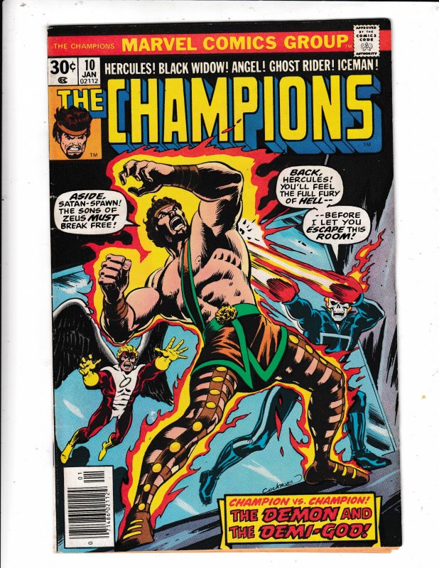 THE CHAMPIONS #10 /FN/VG   Save on Shipping