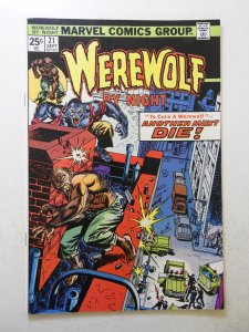 Werewolf by Night #21 (1974) VF+ Condition! MVS intact!