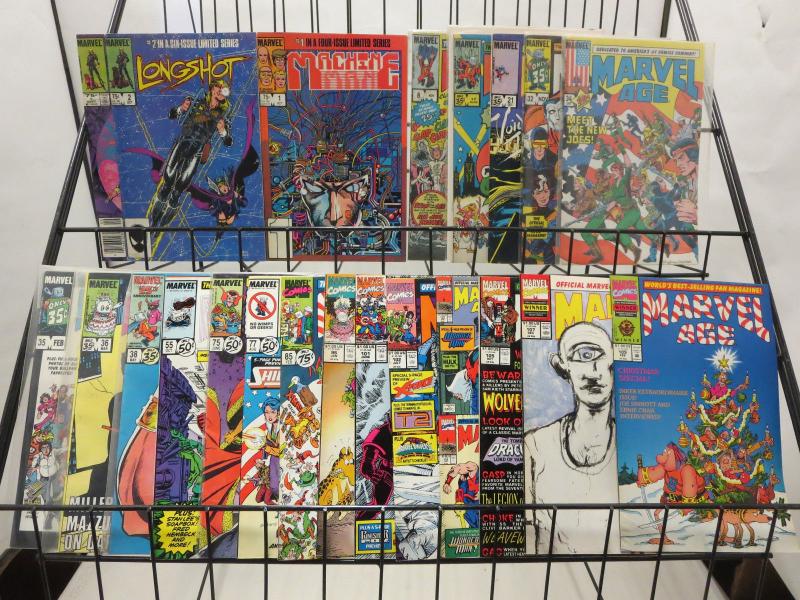 Marvel Bronze/Copper Age Starter Collection SWB #AM1 47 diff titles, 170+ Comics