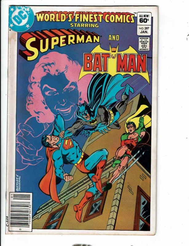 6 World's Finest Comics #287 288 289 290 291 293 DC Comic Books Batman Flash JG4