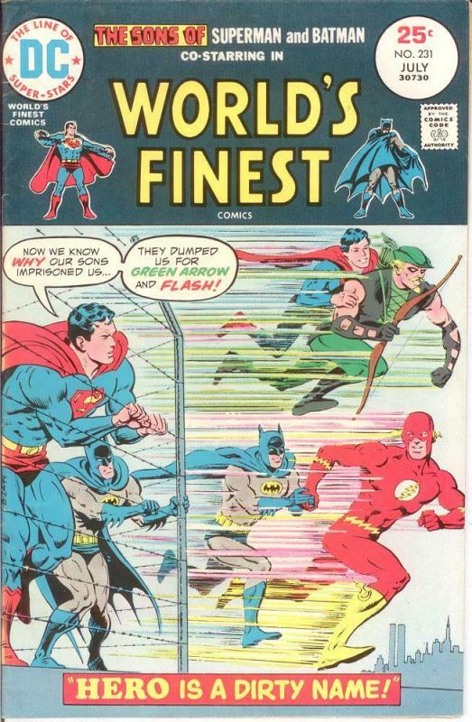 WORLDS FINEST 231 VF- July 1975 COMICS BOOK