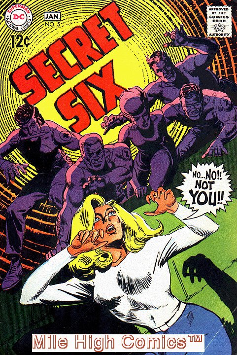 SECRET SIX (1968 Series)  (DC) #5 Fine Comics Book