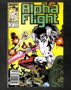Alpha Flight #51 1st Jim Lee Marvel Art!