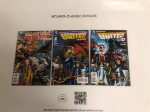 3 Justice League United DC Comic Books #0 1 2 Batman Superman Flash 5 KE1