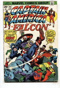 CAPTAIN AMERICA #181 1974-FALCON-ORIGIN issue-Comic Book VG 