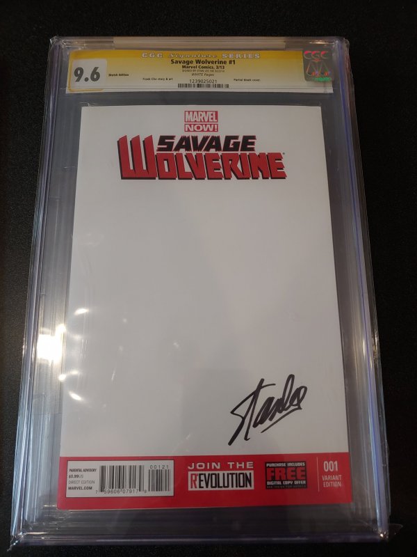 ​SAVAGE WOLVERINE #1 CGC 9.6 SIGNATURE SERIES SIGNED BY STAN LEE