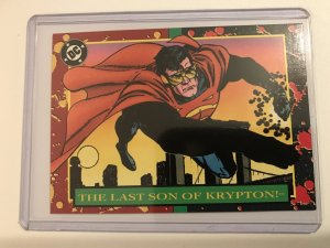 Last Son of Krypton P3 SUPERMAN DC BLOODLINES  Promo card; DC Skybox 1993 NM/M