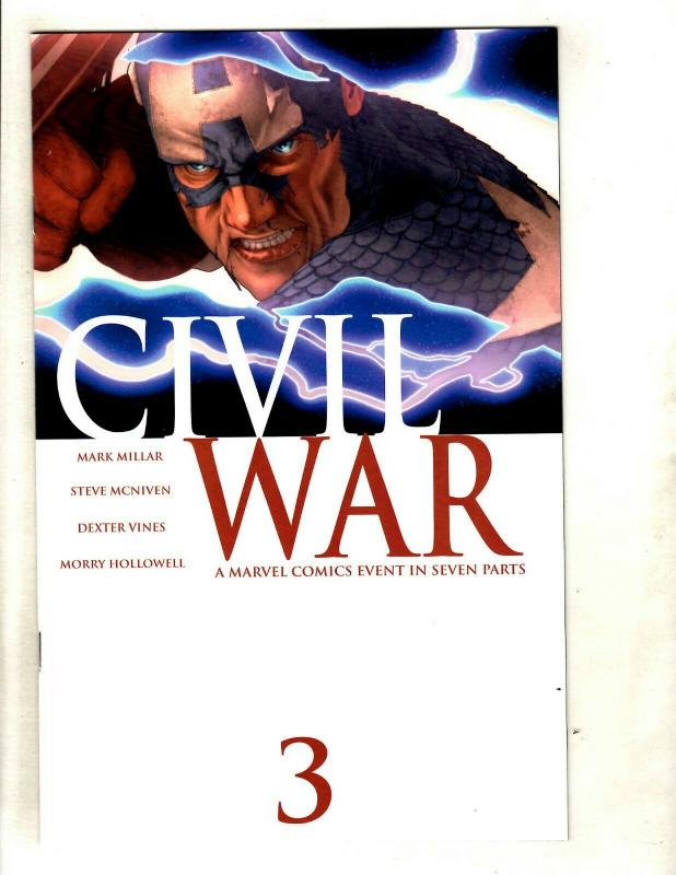 Civil War Complete Marvel Comics LTD Series # 1 2 3 4 5 6 7 NM 1st Prints SM8