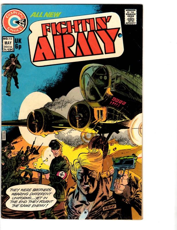 Lot Of 5 Fightin' Army Charlton Comic Books # 106 108 112 113 (2) Hirohito TP5