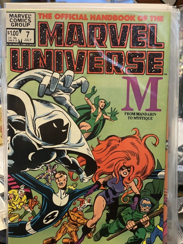 The Official Handbook of the Marvel Universe #7 (1983)