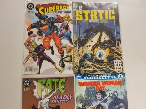 4 DC Comics #9 Fate + #2 Static + #21 Superboy + #1 Wonder Woman Day 7 LP6